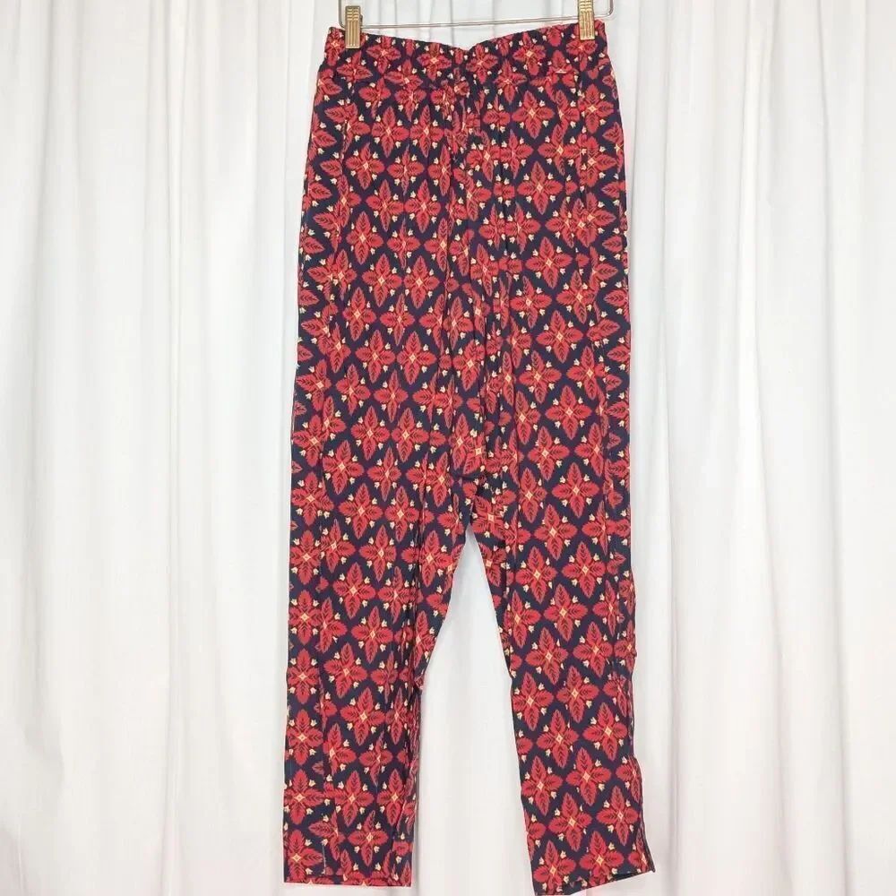 Tucker NYC Julia Pant Sunbird Song in Rayon Jersey Boho Printed Aztec Western